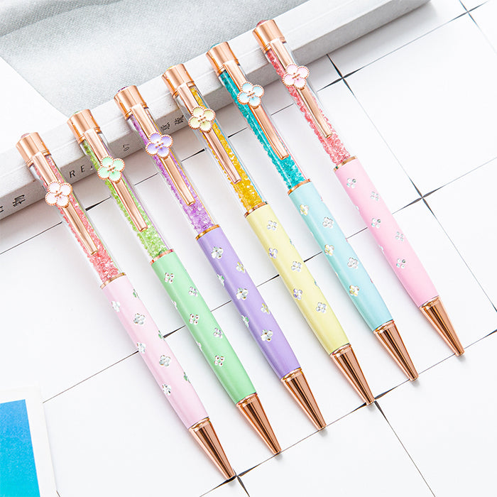 Four Leaf Clover Crystal Pen